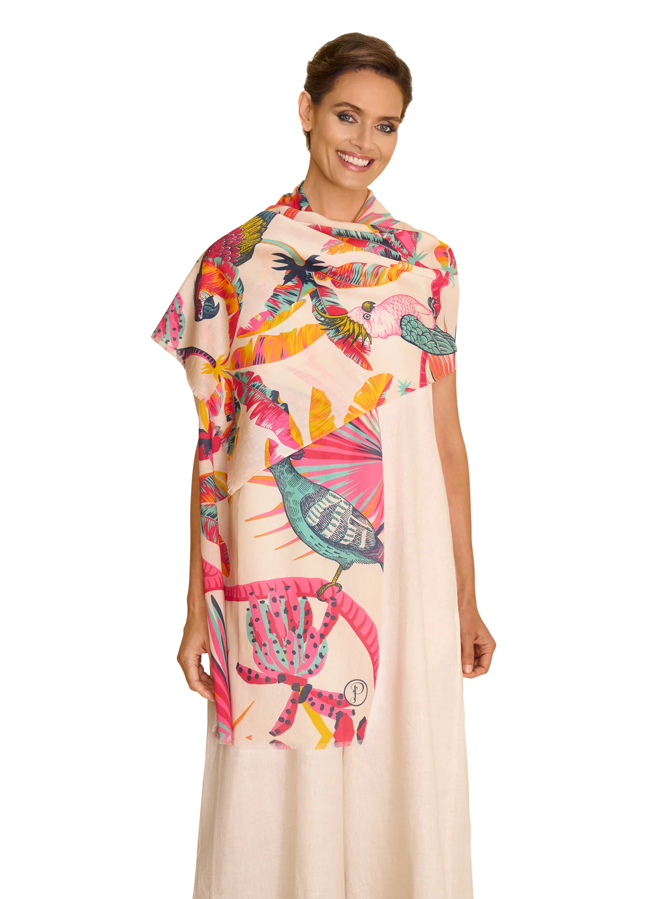 Tropical Paradise Cotton Scarf