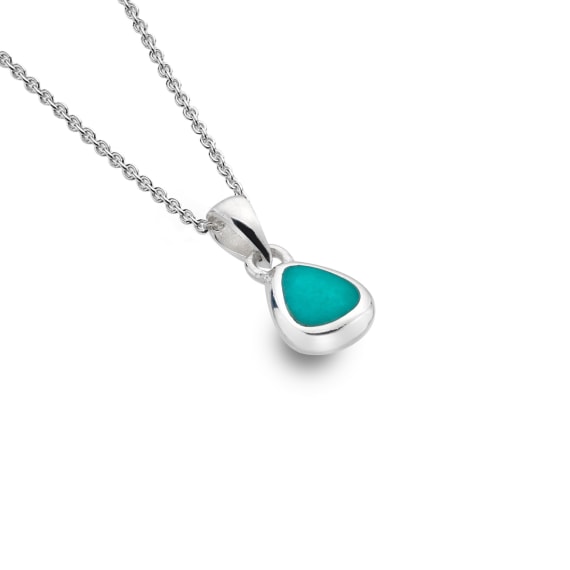Turquoise Teardrop Pendant - The Nancy Smillie Shop - Art, Jewellery & Designer Gifts Glasgow