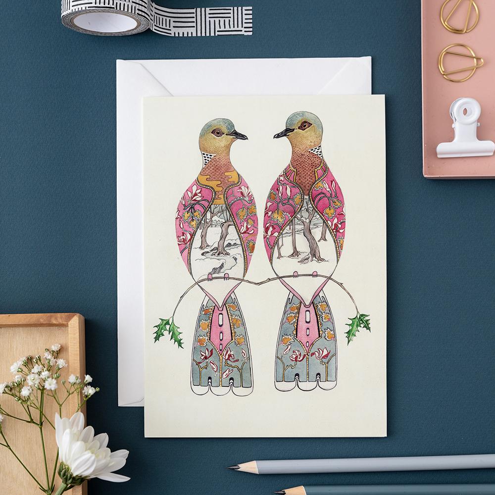 Two Turtle Doves - The Nancy Smillie Shop - Art, Jewellery & Designer Gifts Glasgow