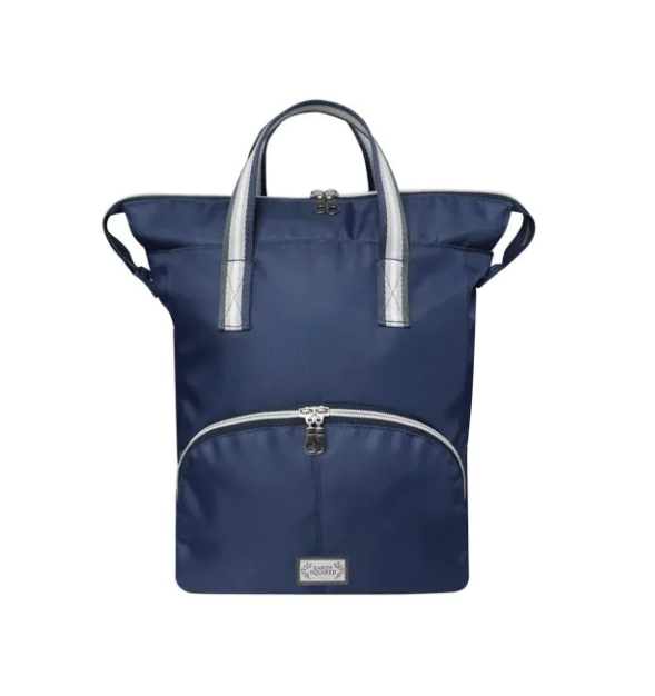 Denim blue voyage backpack