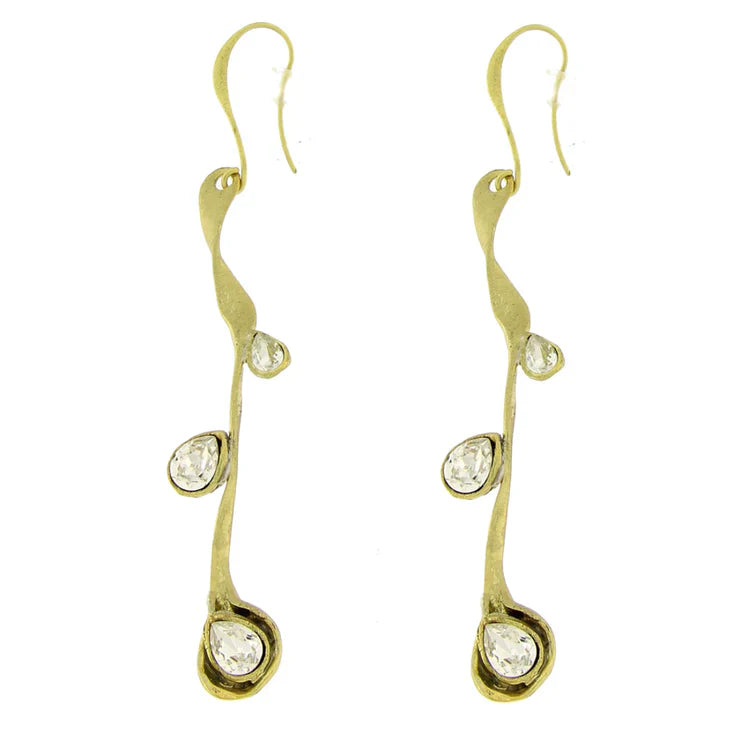 white crystal earrings - Jewellery - Scotland