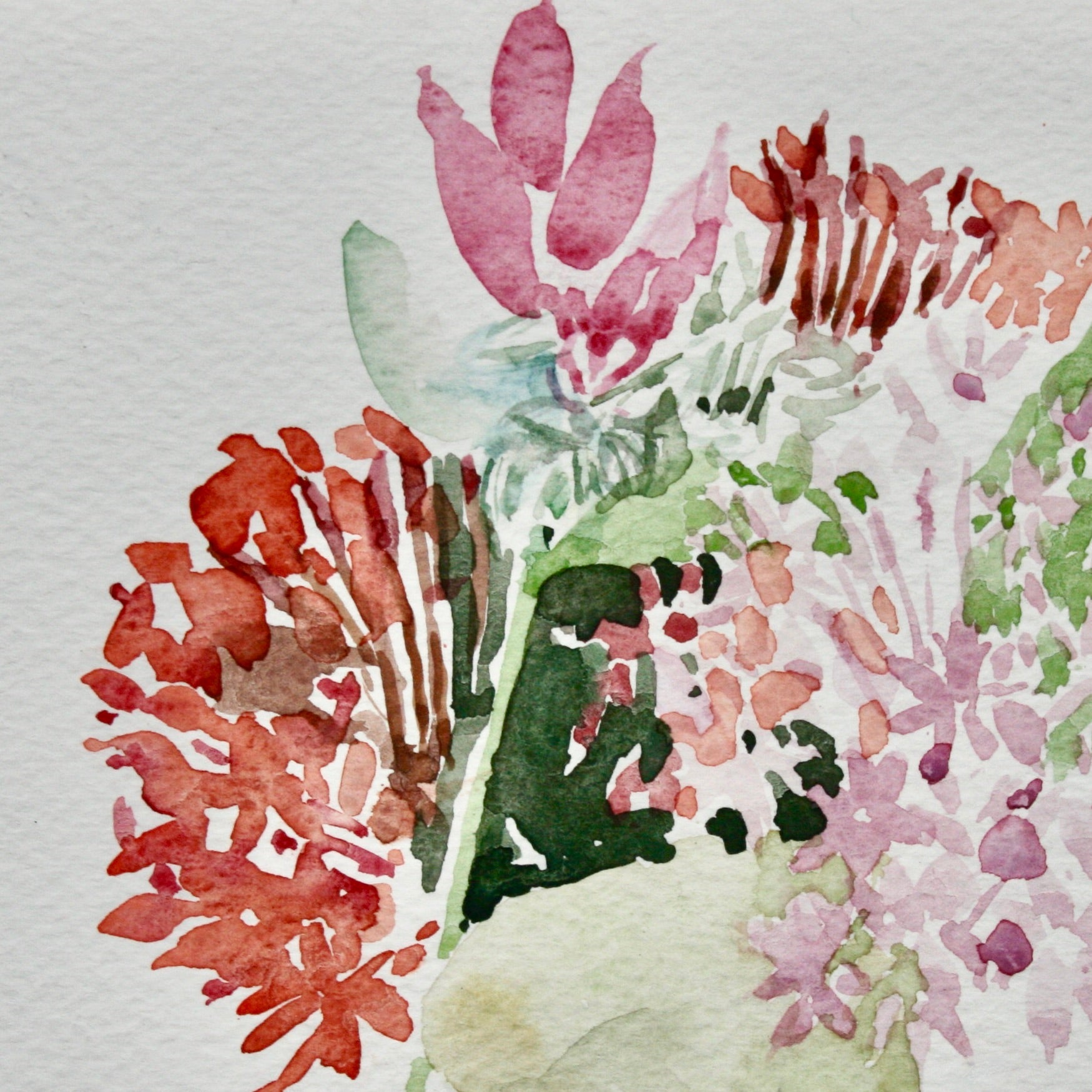 Wild Flowers Pack of 4 Cards - All our cards! - we can send them for you. - Scotland