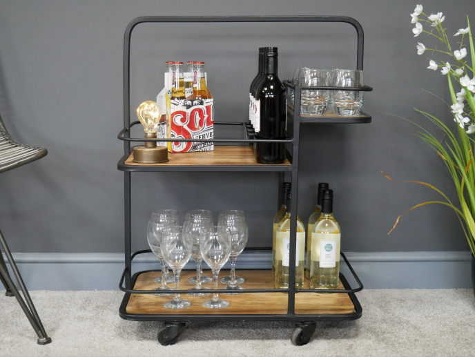 Wine Trolley - The Nancy Smillie Shop - Art, Jewellery & Designer Gifts Glasgow