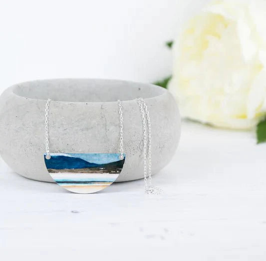 Winter Luskentyre Necklace - The Nancy Smillie Shop - Art, Jewellery & Designer Gifts Glasgow