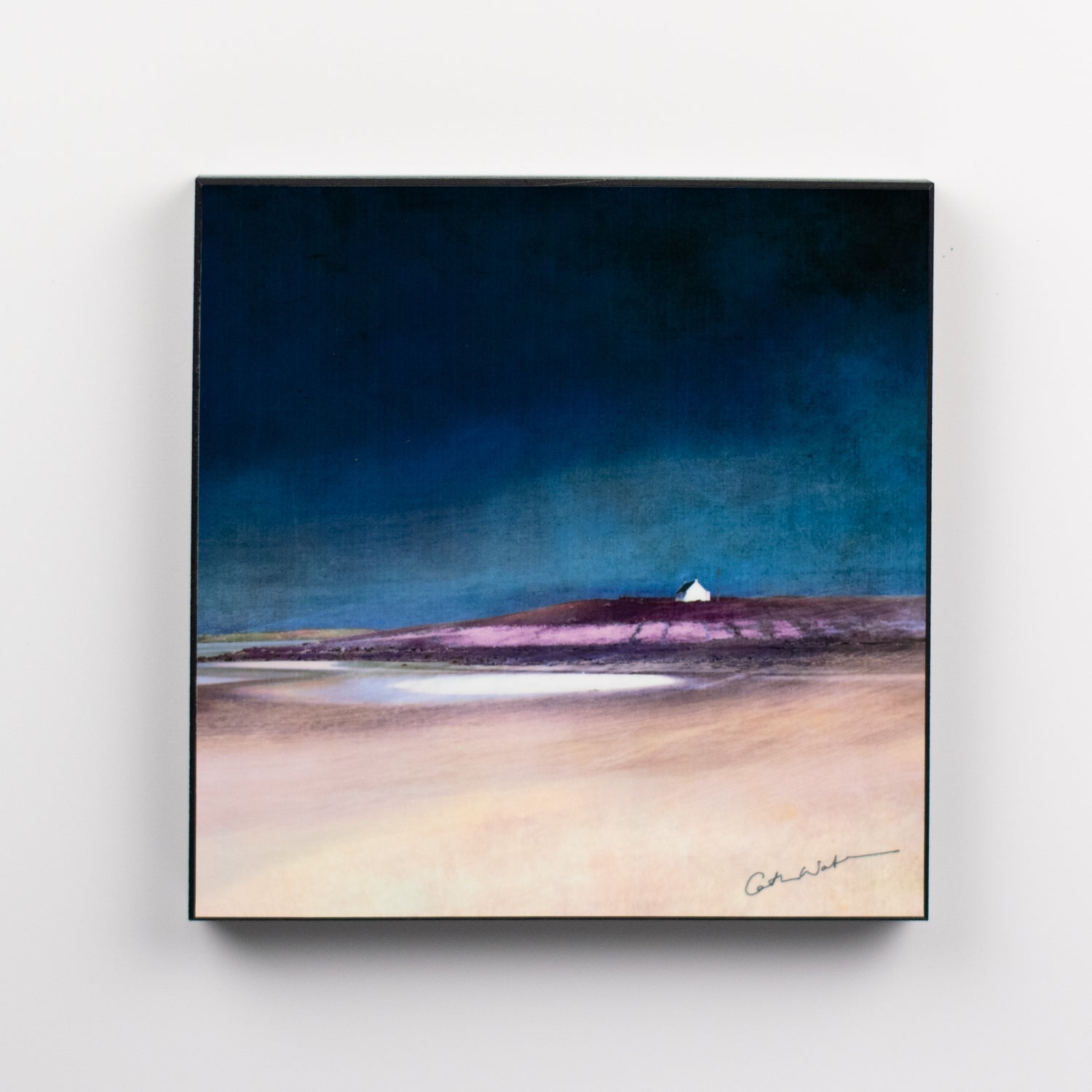 Wood Block Print Uist Machair - The Nancy Smillie Shop - Art, Jewellery & Designer Gifts Glasgow