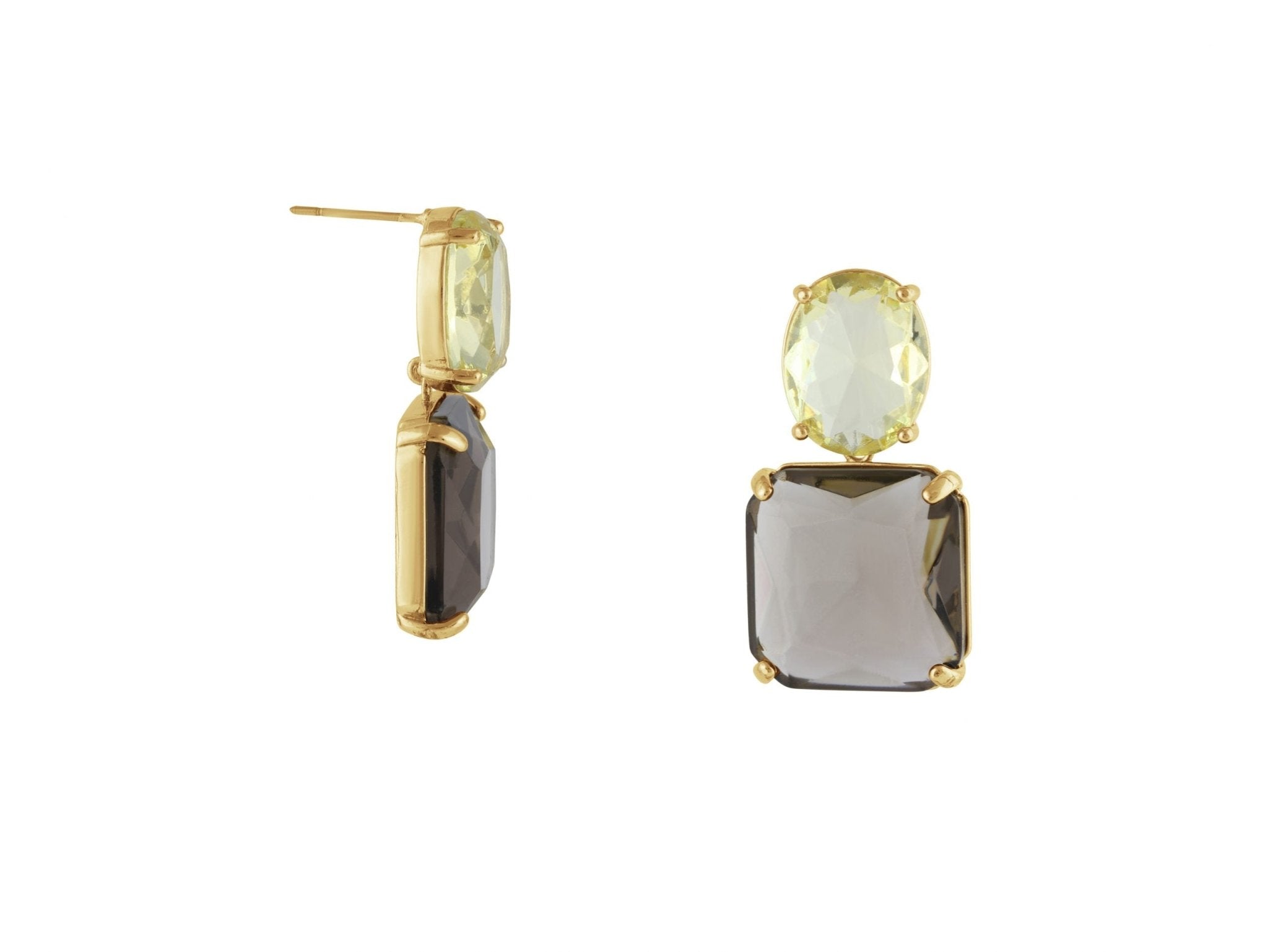 Yellow Aura Earrings - The Nancy Smillie Shop - Art, Jewellery & Designer Gifts Glasgow