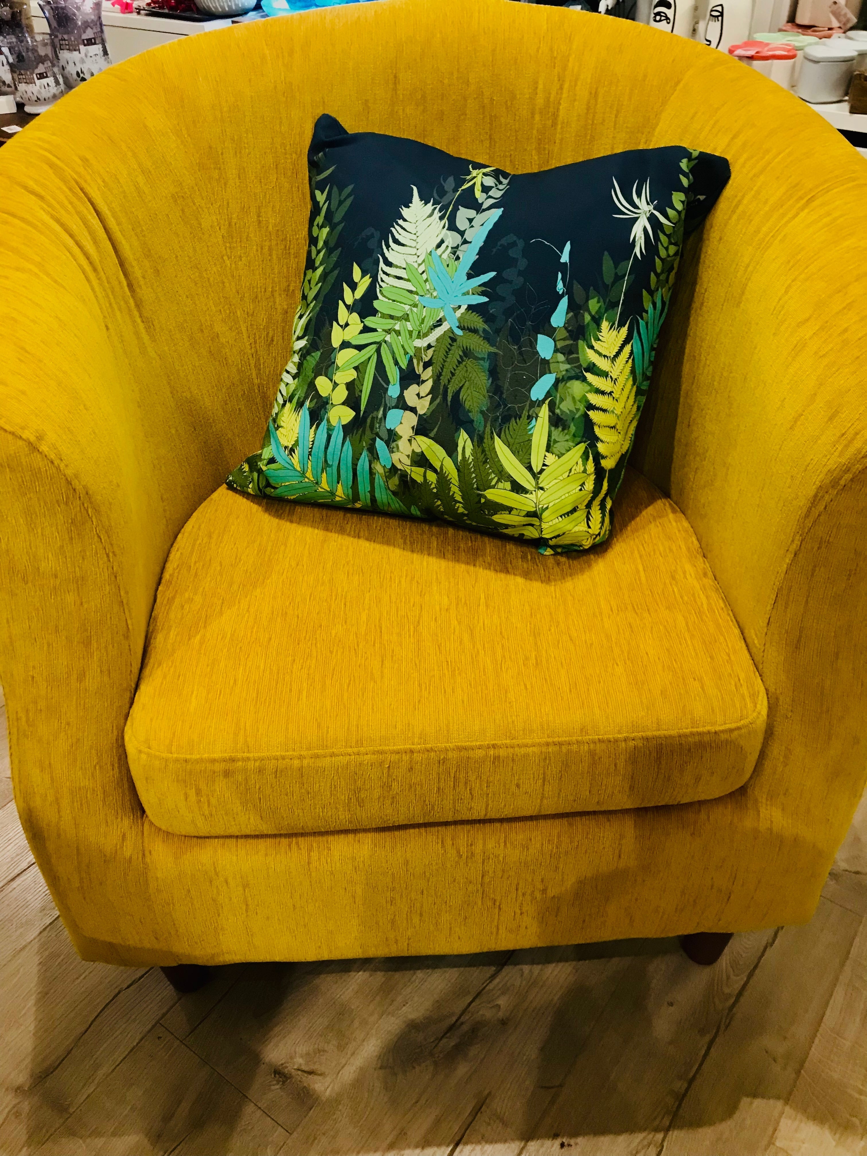 Yellow June Chair last one - The Nancy Smillie Shop - Art, Jewellery & Designer Gifts Glasgow