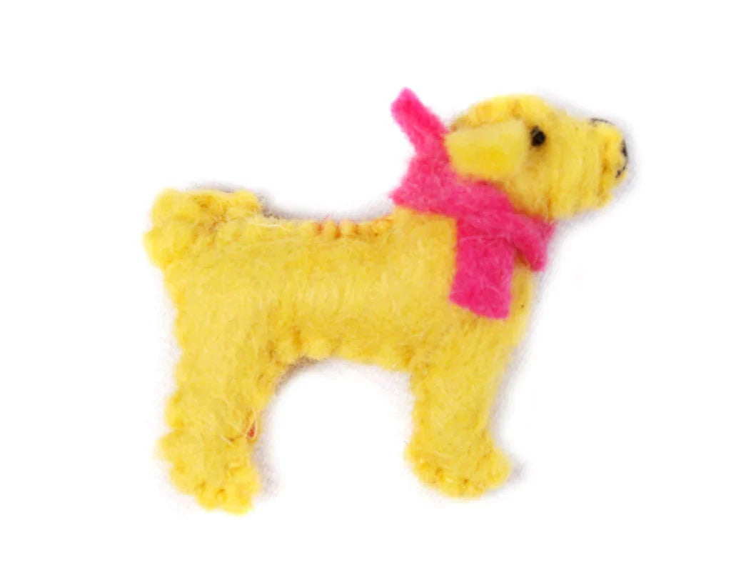 Yellow Marley Brooch - The Nancy Smillie Shop - Art, Jewellery & Designer Gifts Glasgow