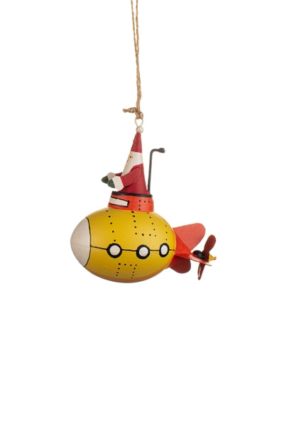 Yellow Submarine Santa - The Nancy Smillie Shop - Art, Jewellery & Designer Gifts Glasgow
