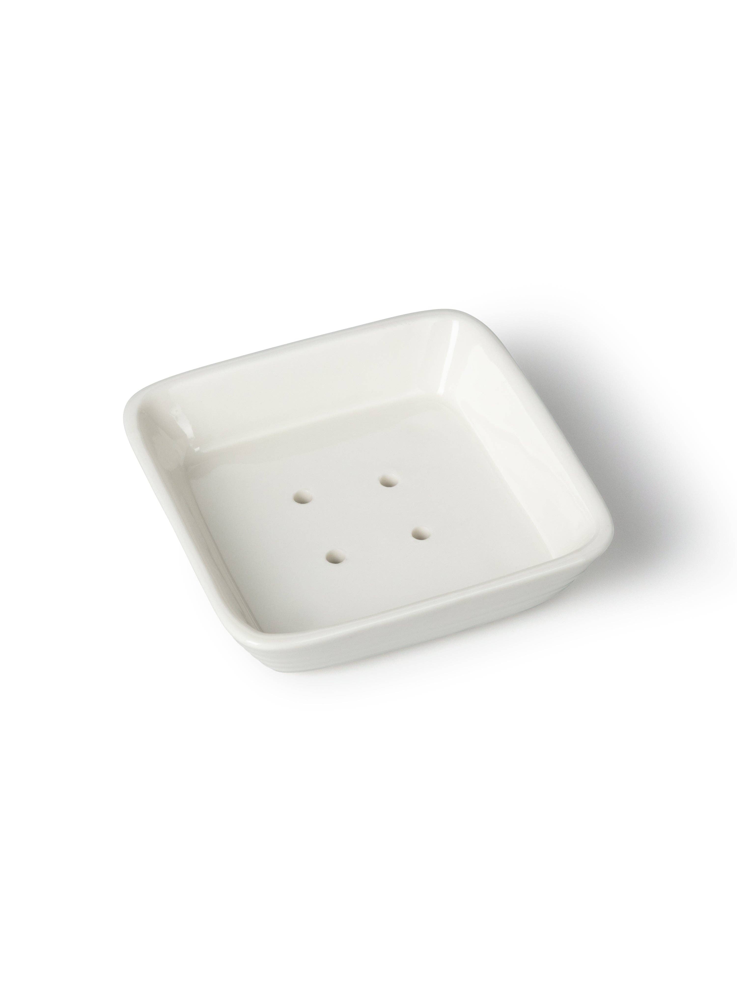 Porcelain Soap Dish | White