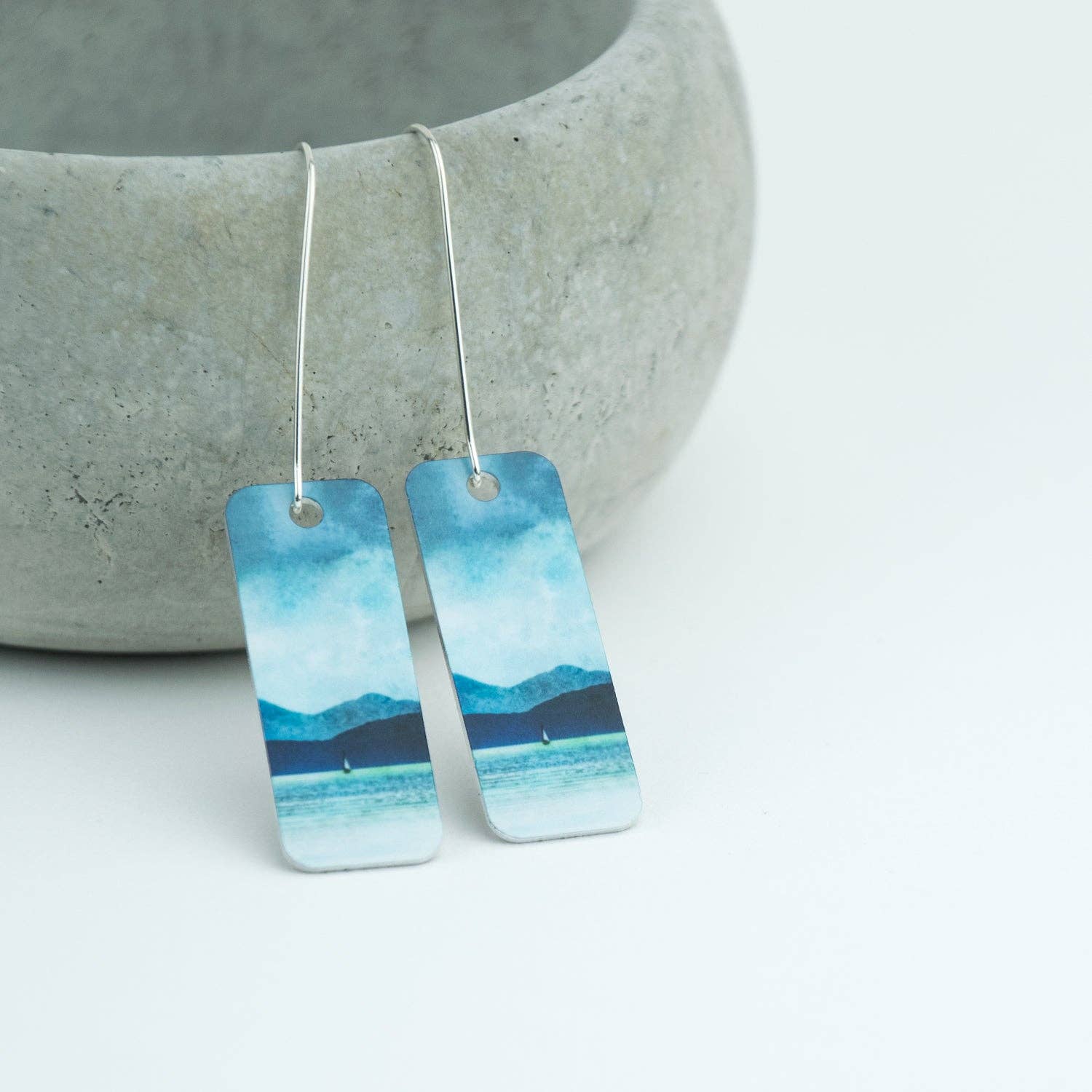 Inner Sound Skye and Scalpay Aluminium and Silver Earrings