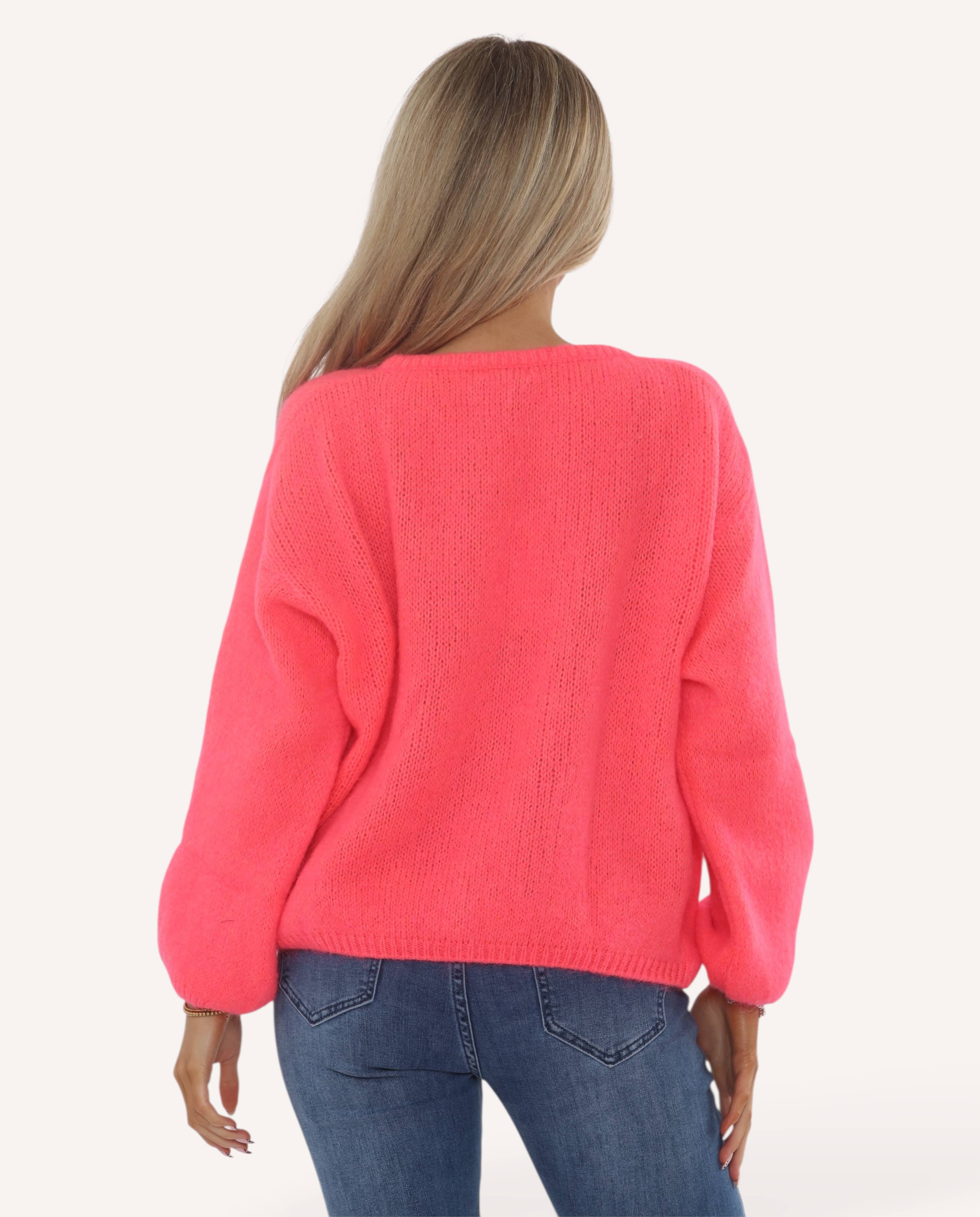 Button Through Mohair Cardigan: Navy / One Size: UK8 - UK14/16