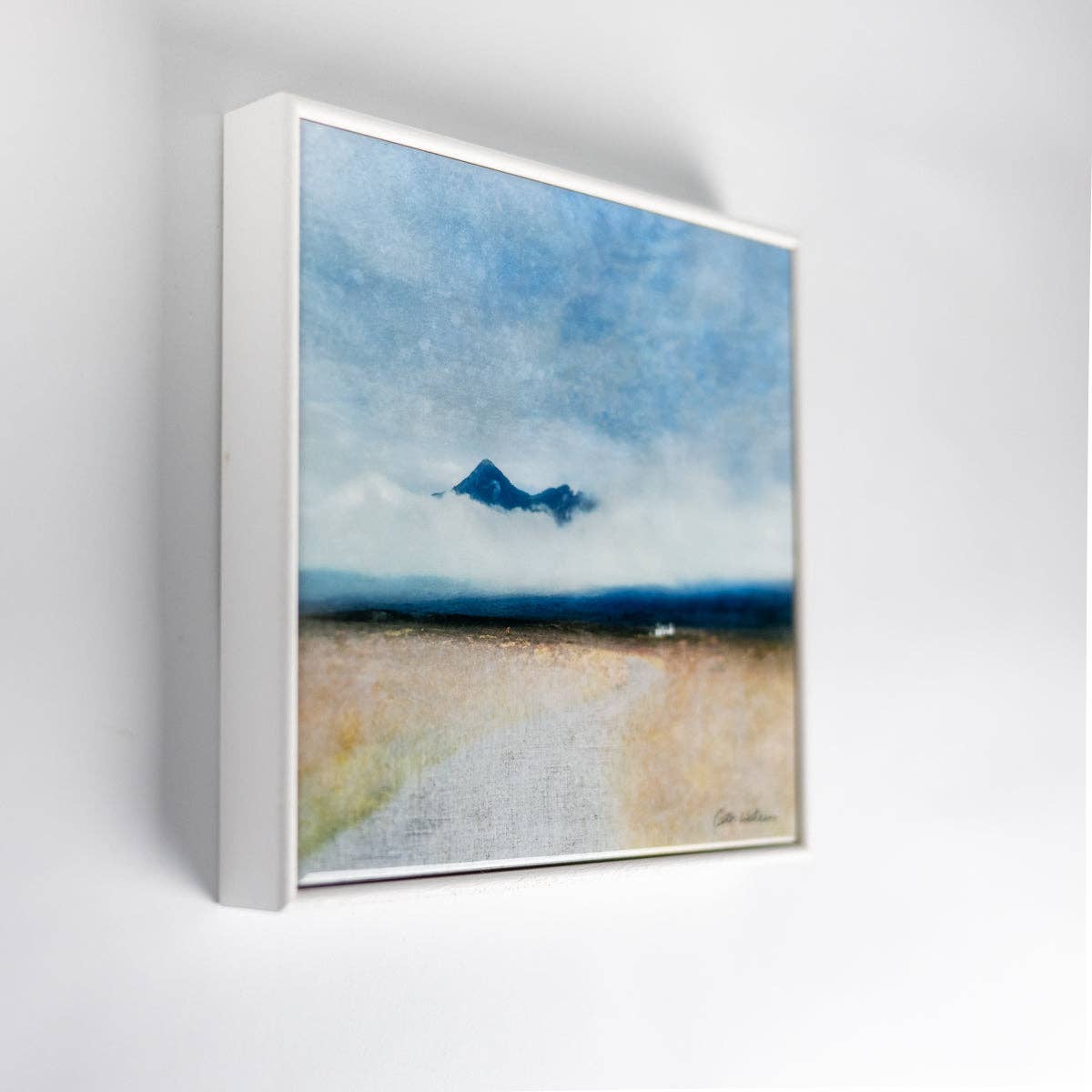 Cuillin Cottage Isle of Skye Wood Framed ceramic art print