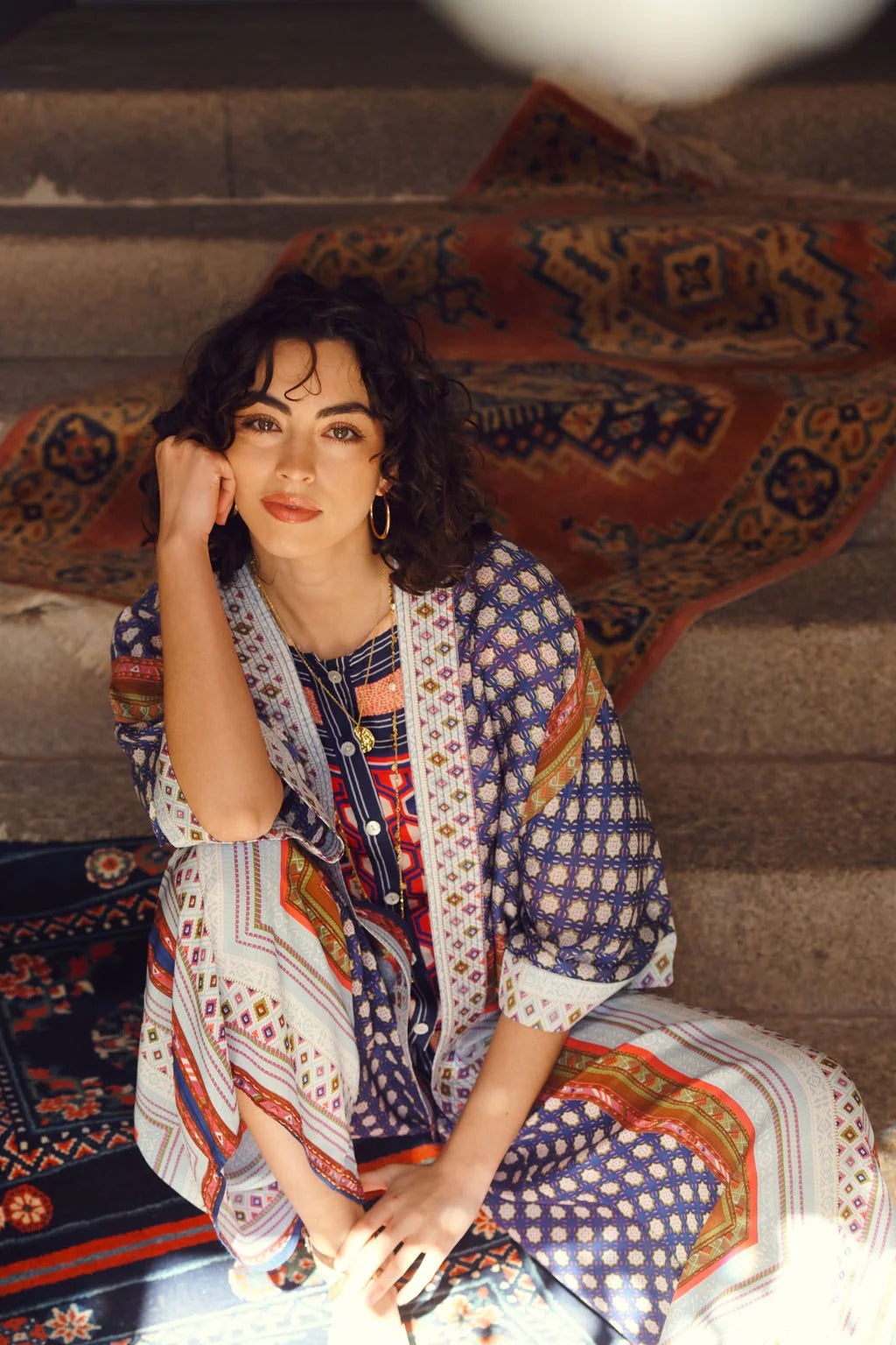 Palazzo Pant Crepe Indigo Moorish - The Nancy Smillie Shop - Art, Jewellery & Designer Gifts Glasgow