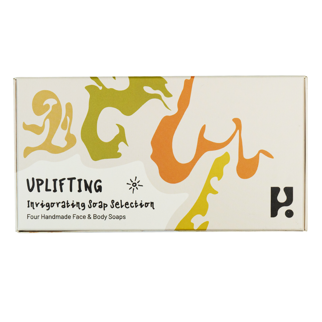 Mini Soap Gift Sets - 4 × 40g Handmade Soaps: Bloom (citrus & floral)