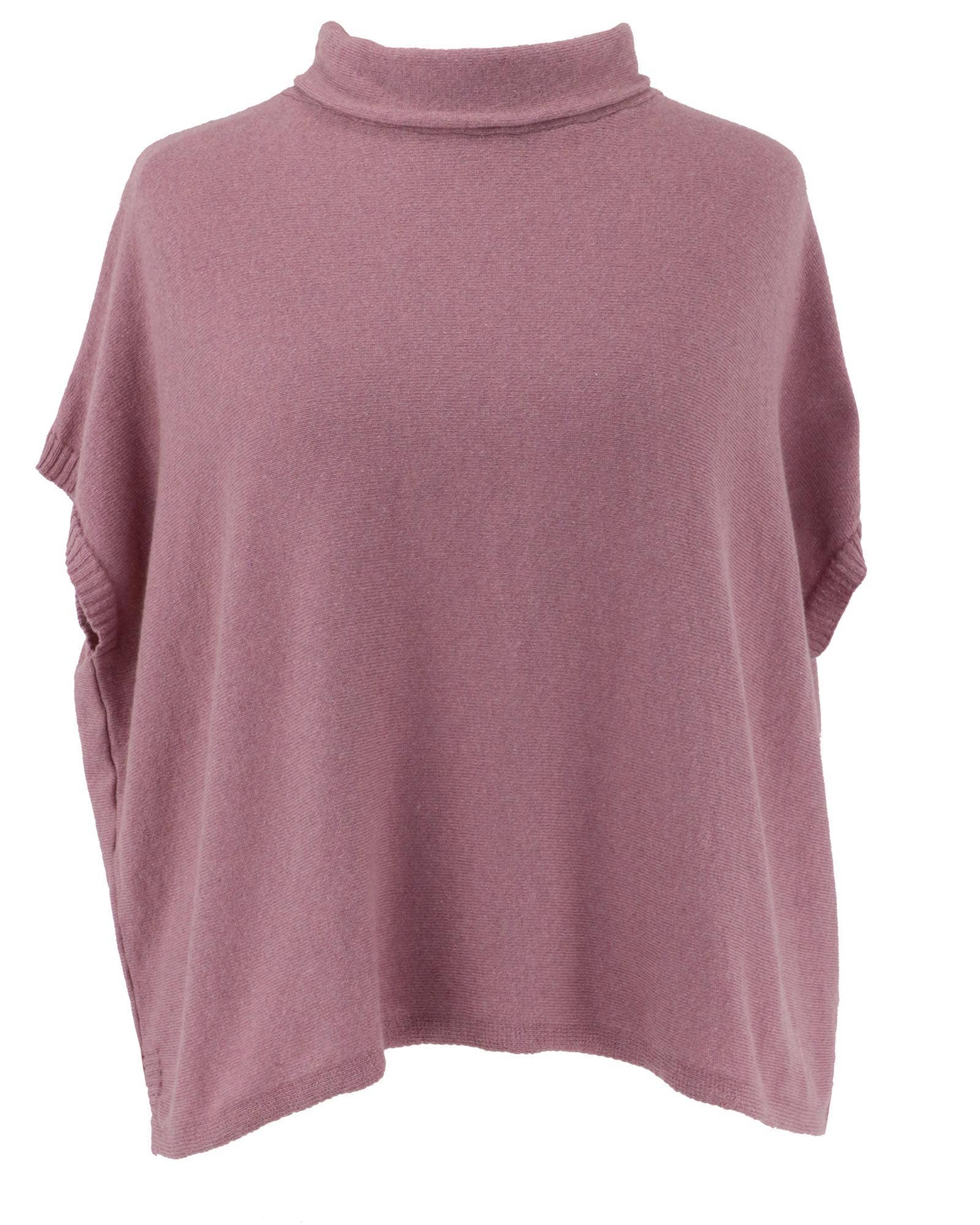 Classic Cashmere Blend Tunic: Ultraviolet
