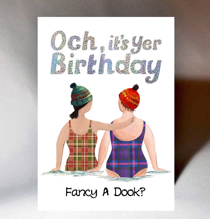 BIRTHDAY FANCY A DOOK CARD