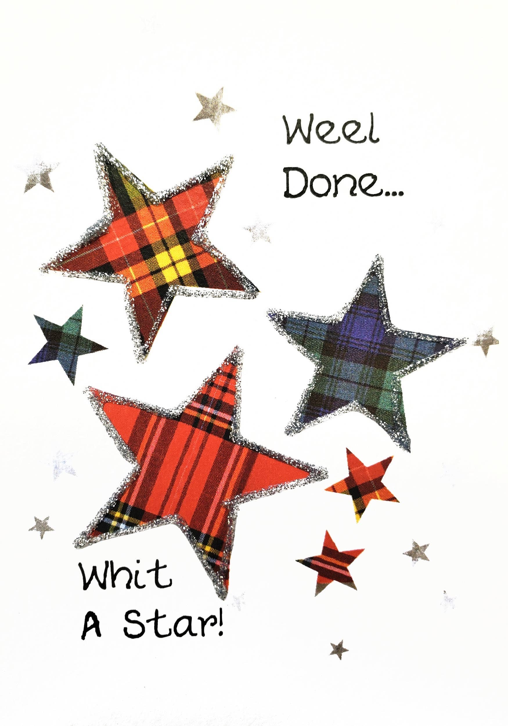 Scottish Congratulations Card Star WWCN05