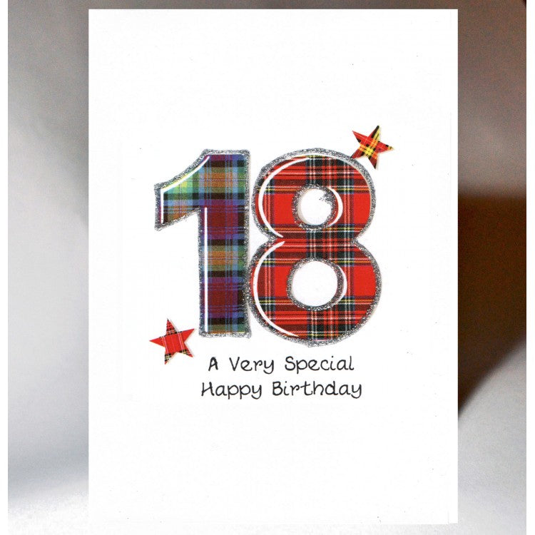 18 Birthday Card - The Nancy Smillie Shop - Art, Jewellery & Designer Gifts Glasgow