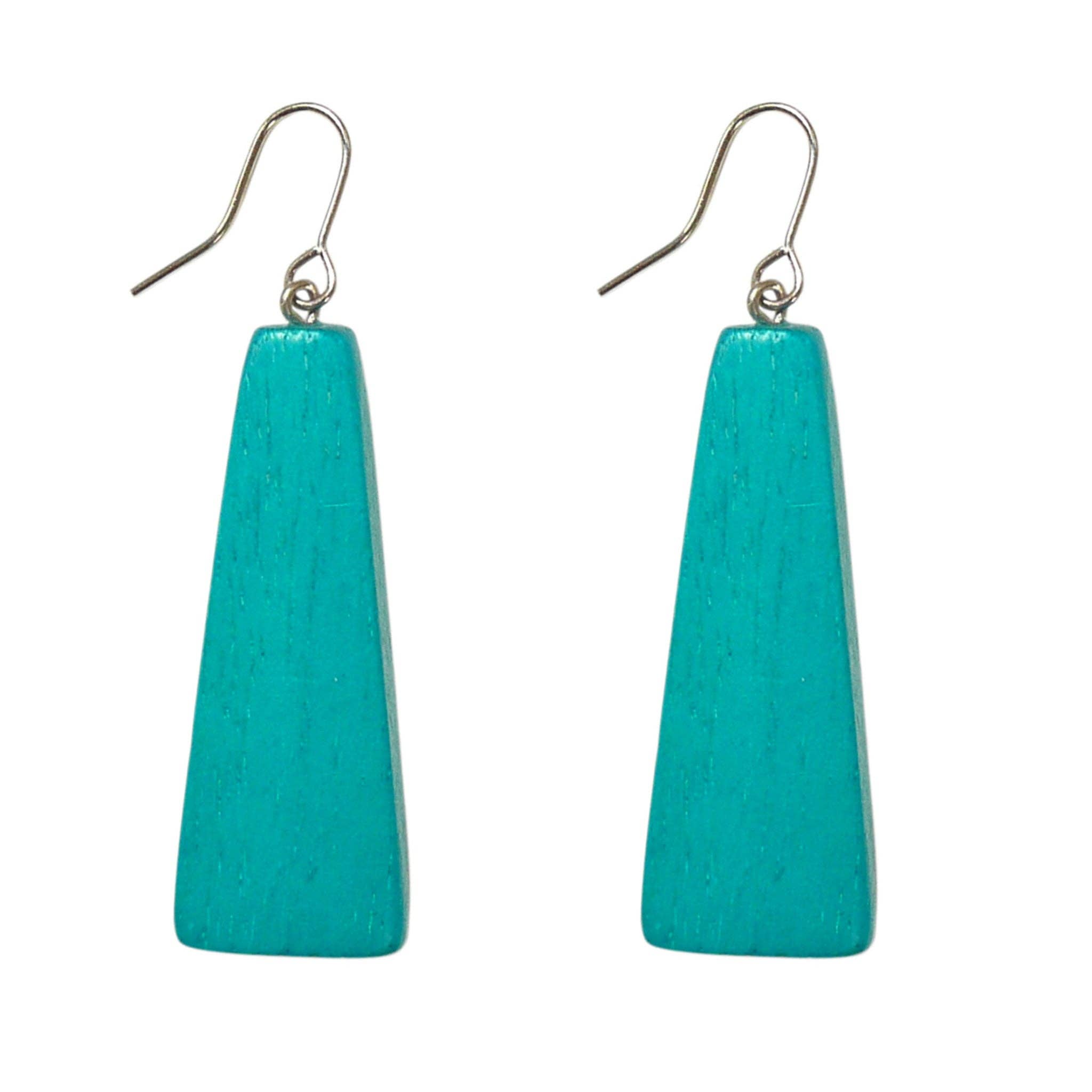 Triangle Turquoise Earrings