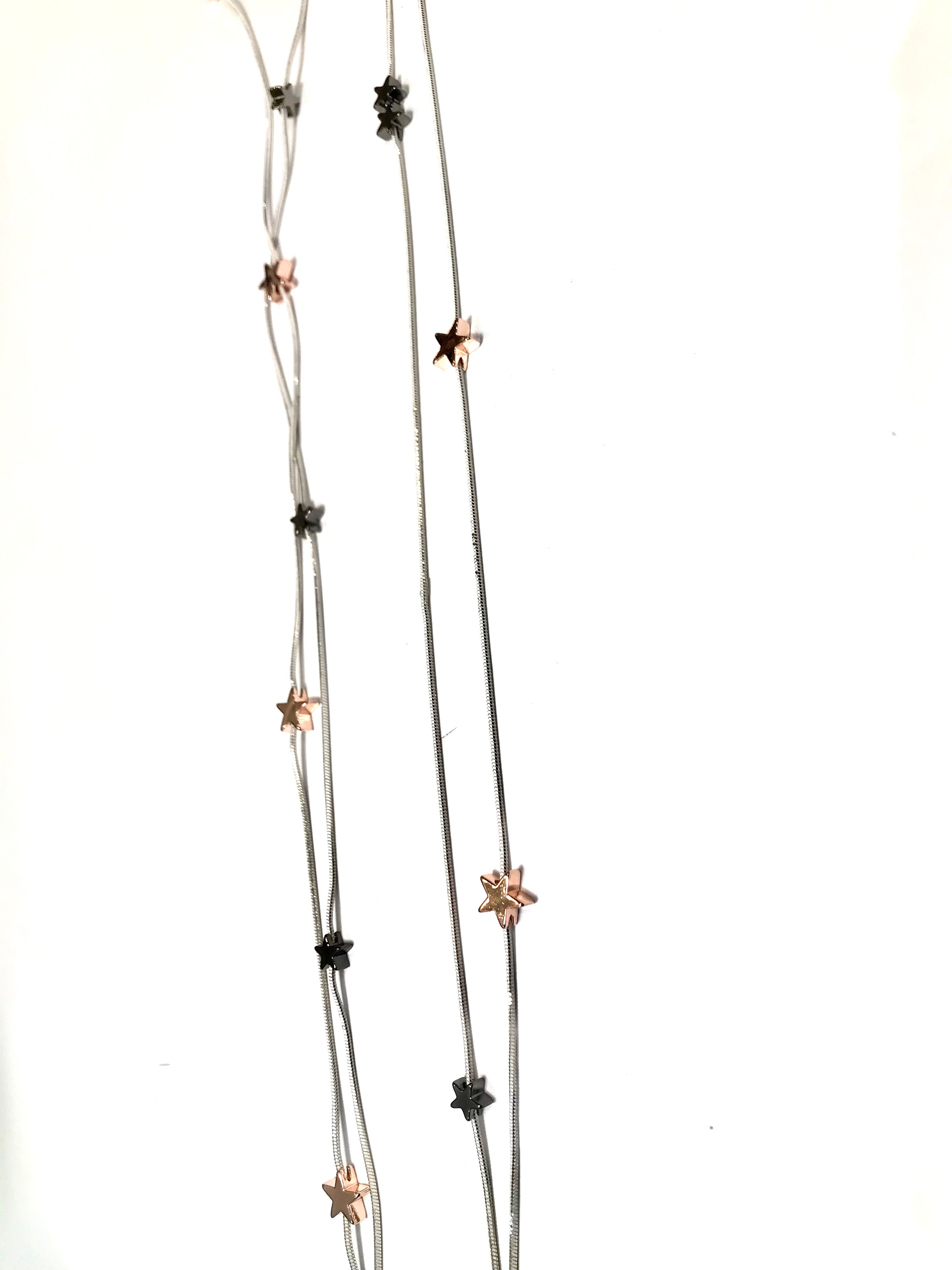 2 Tone Stars Necklace - The Nancy Smillie Shop - Art, Jewellery & Designer Gifts Glasgow