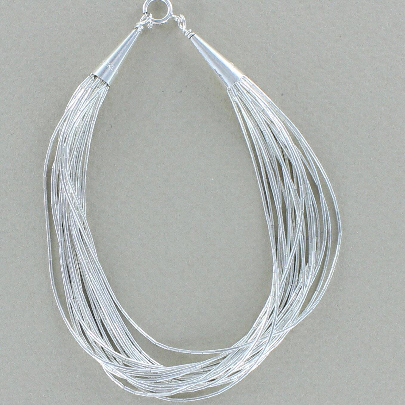 20 Strand Liquid Silver Bracelet - The Nancy Smillie Shop - Art, Jewellery & Designer Gifts Glasgow