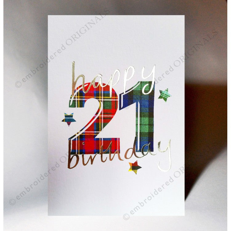21 Birthday Card - The Nancy Smillie Shop - Art, Jewellery & Designer Gifts Glasgow