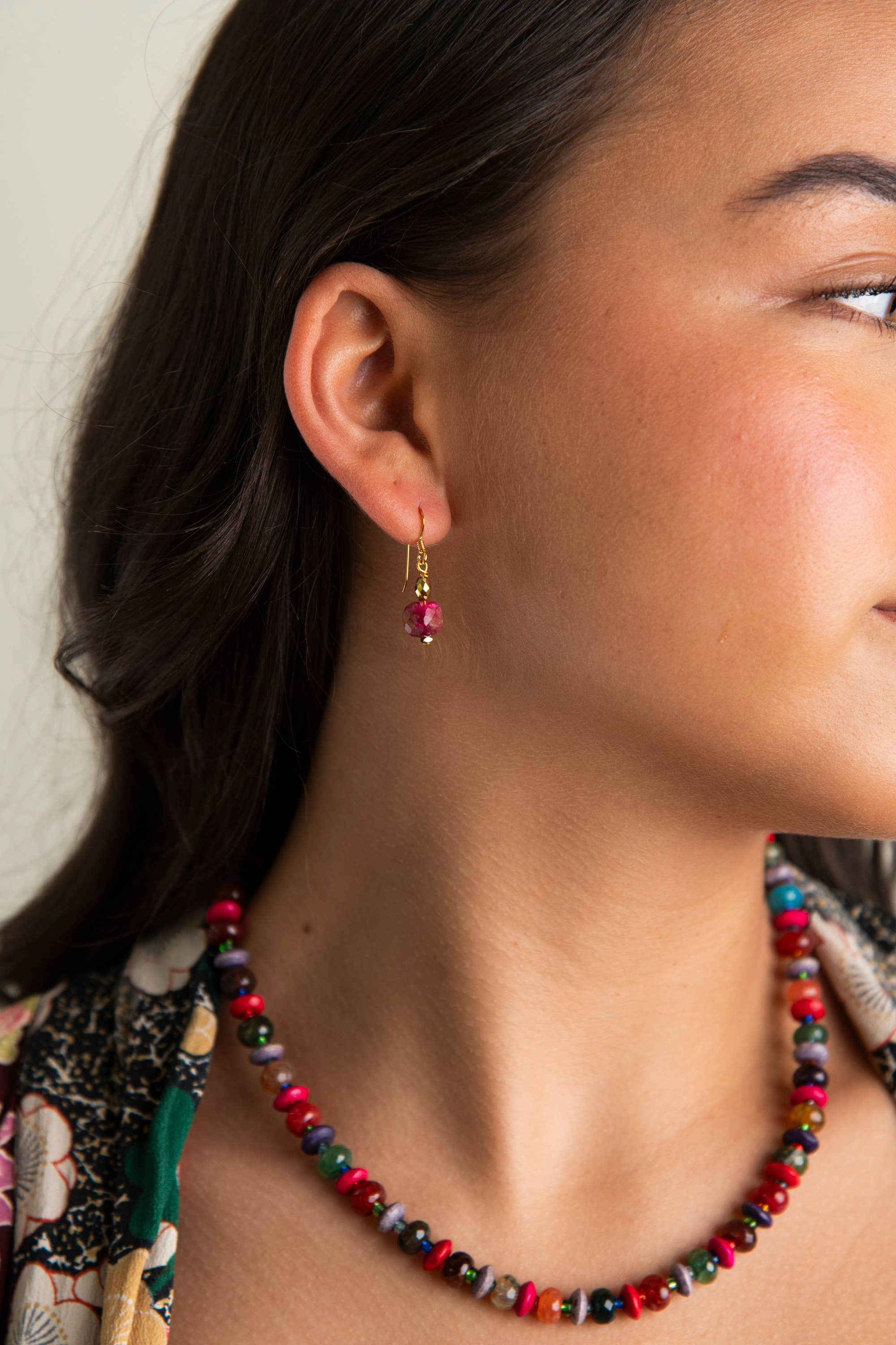 Eden/Ruby Ohrringe: Rubin