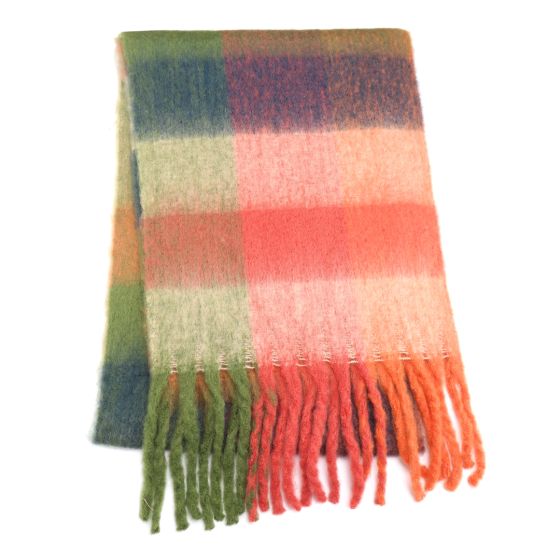 Orange tartan Scarf