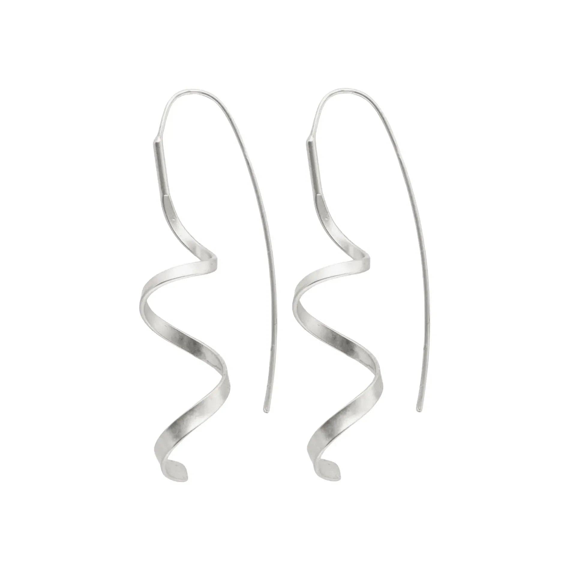 Tara Spinning Earring Silver Plating