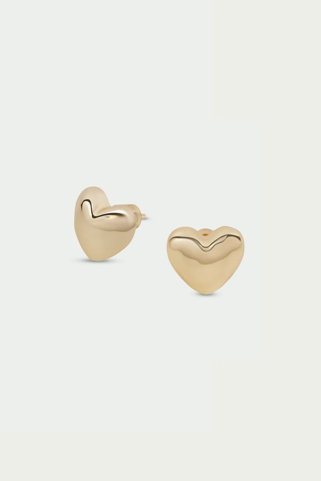 Gold promise earrings