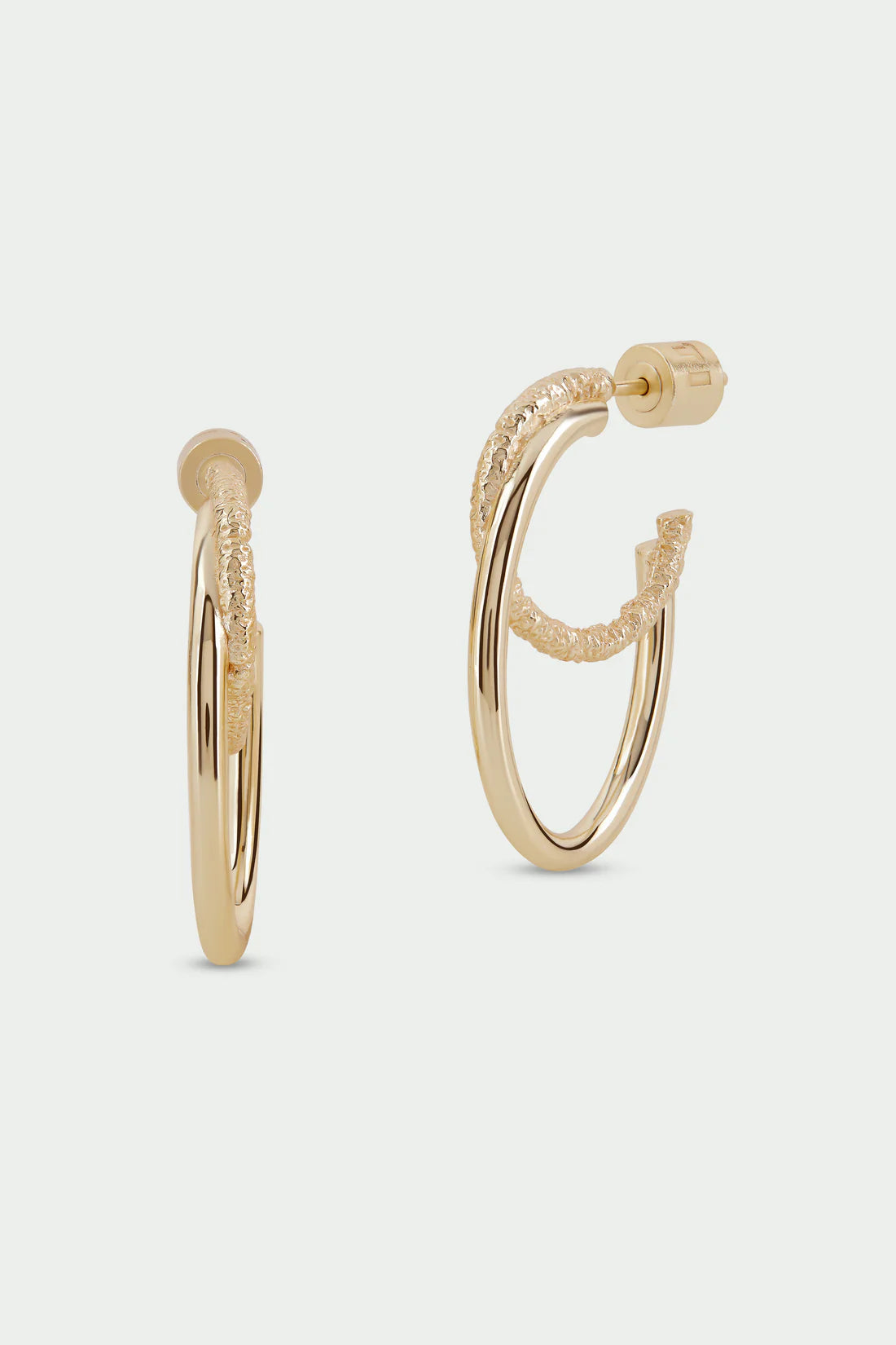 Gold rhythm earrings