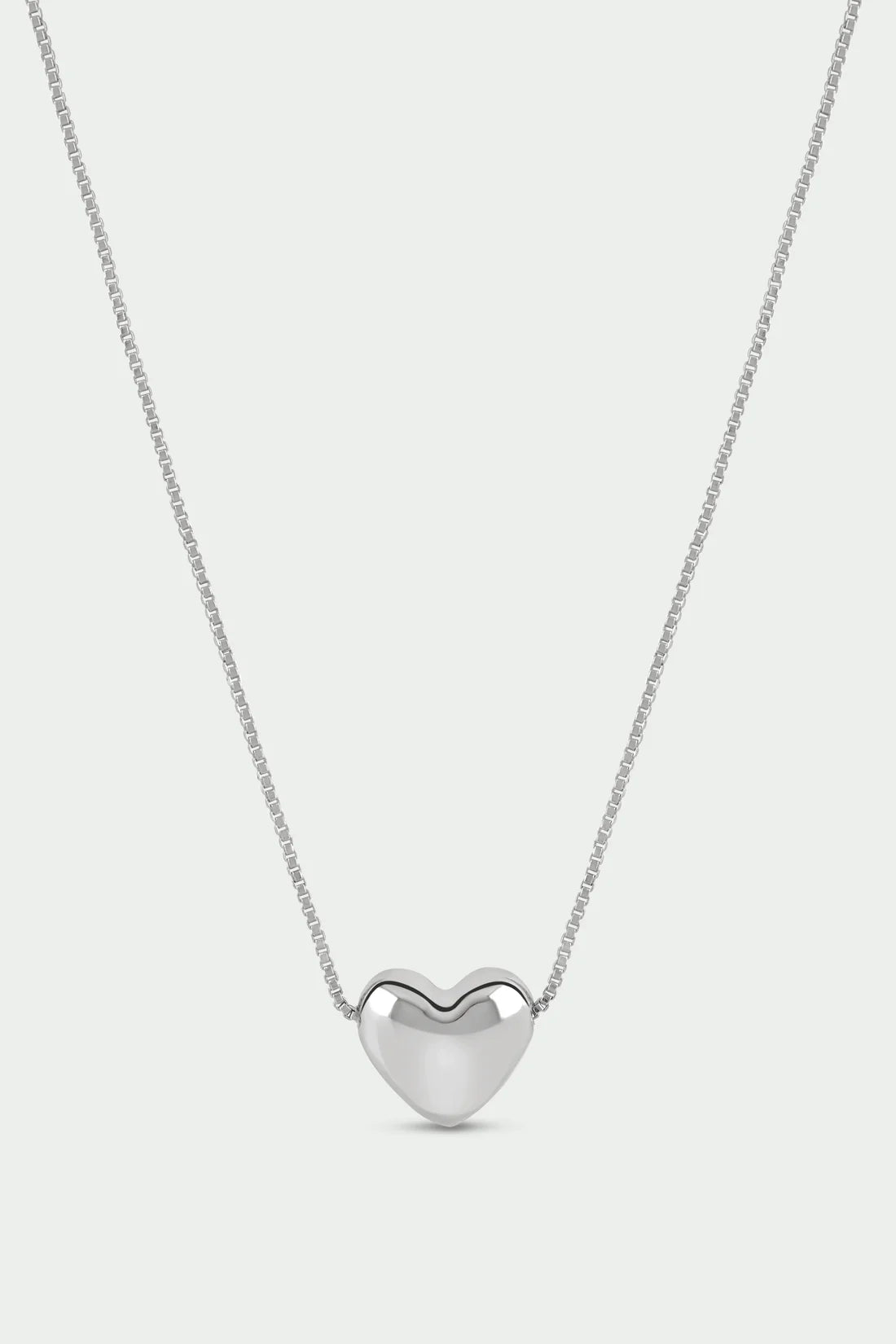 Silver promise necklace