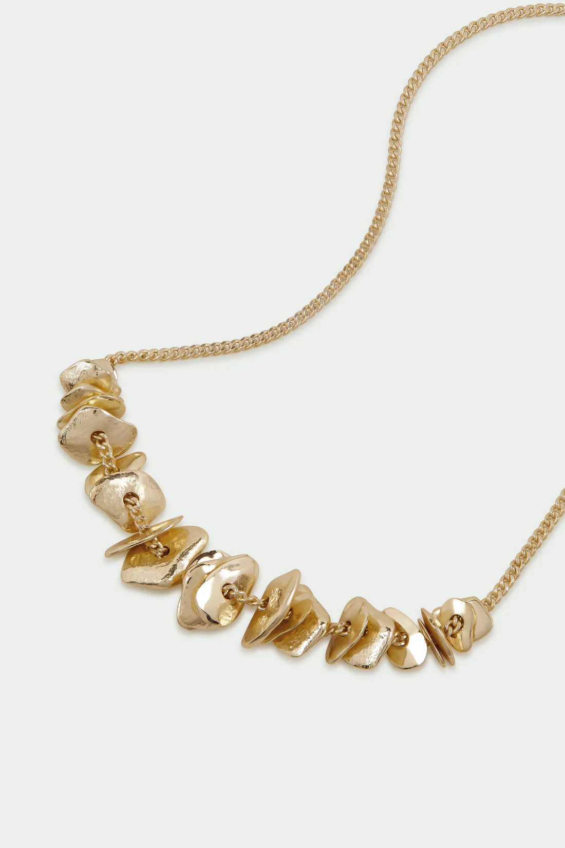 Gold cairn necklace