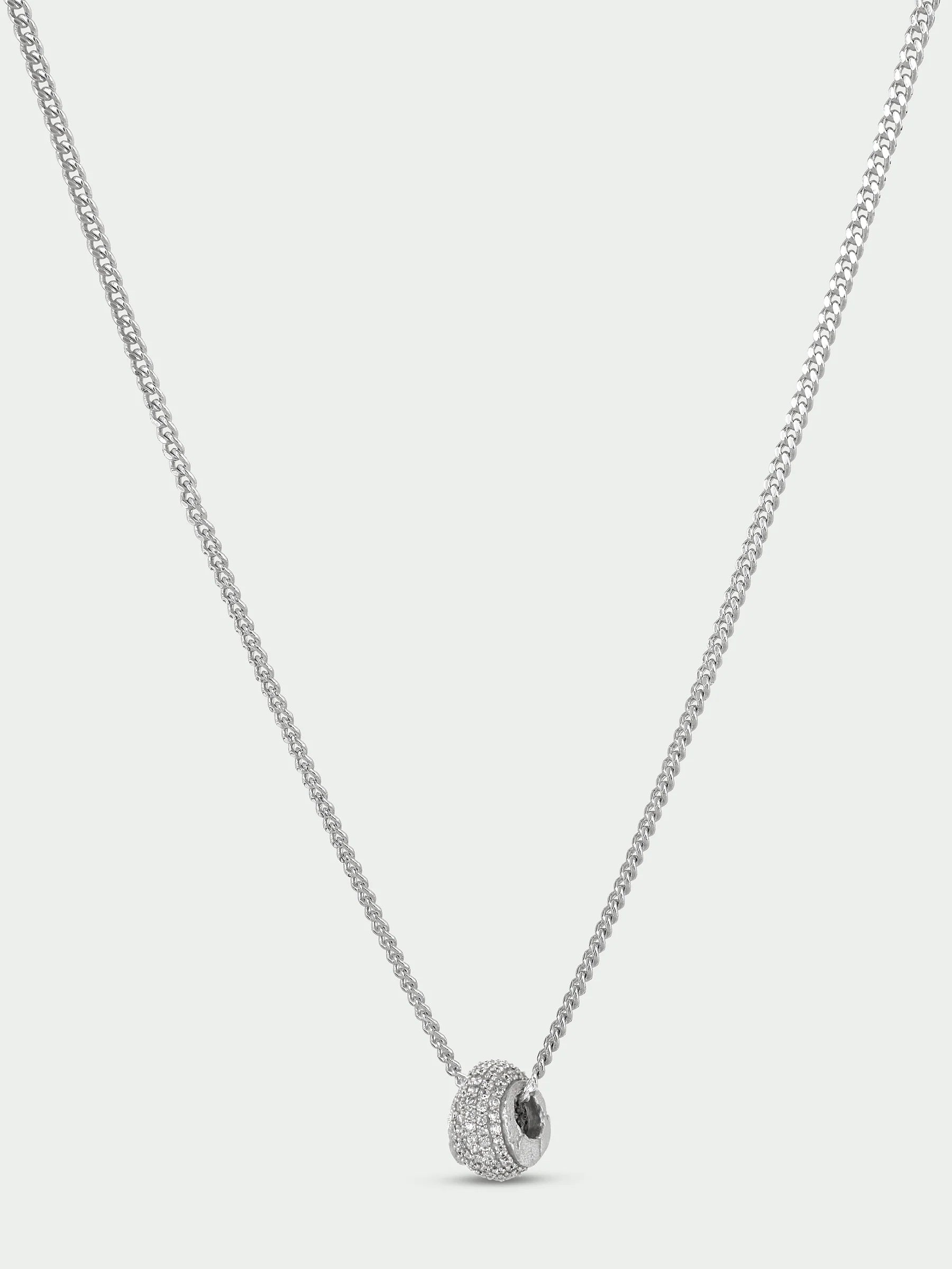 Silver Glint Necklace
