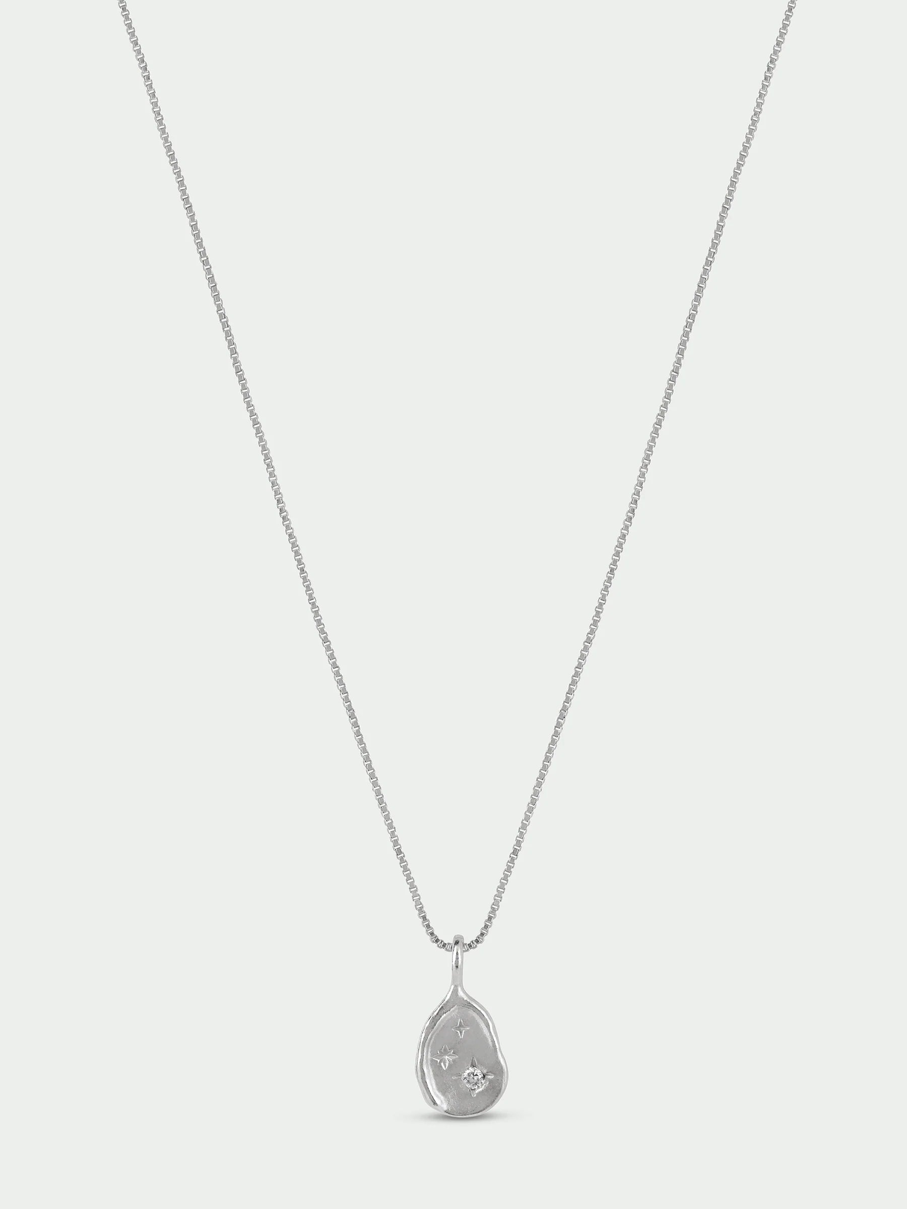 Silver Aster Necklace