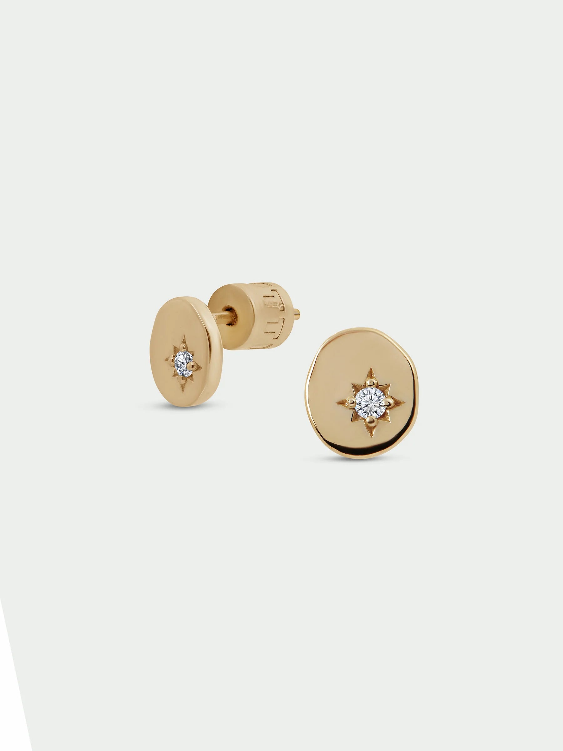 Gold Luna Earrings