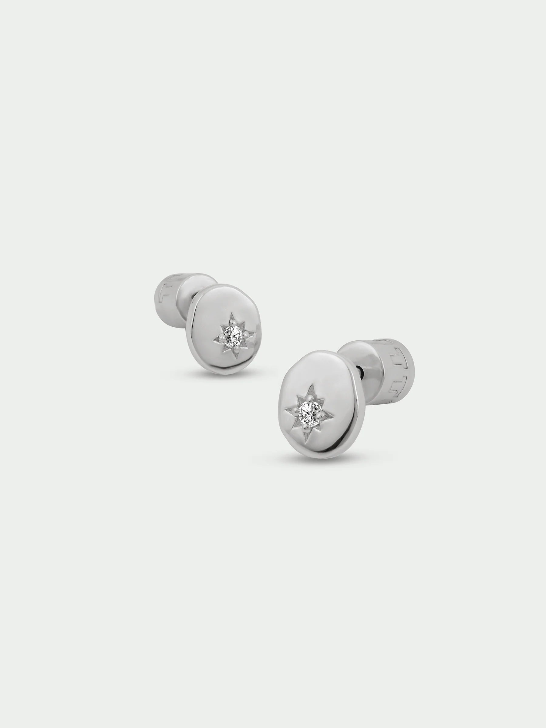 Silver Luna Earrings