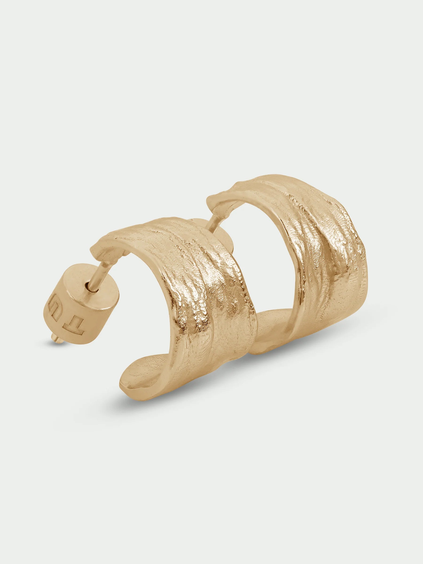 Gold Fold Earrings