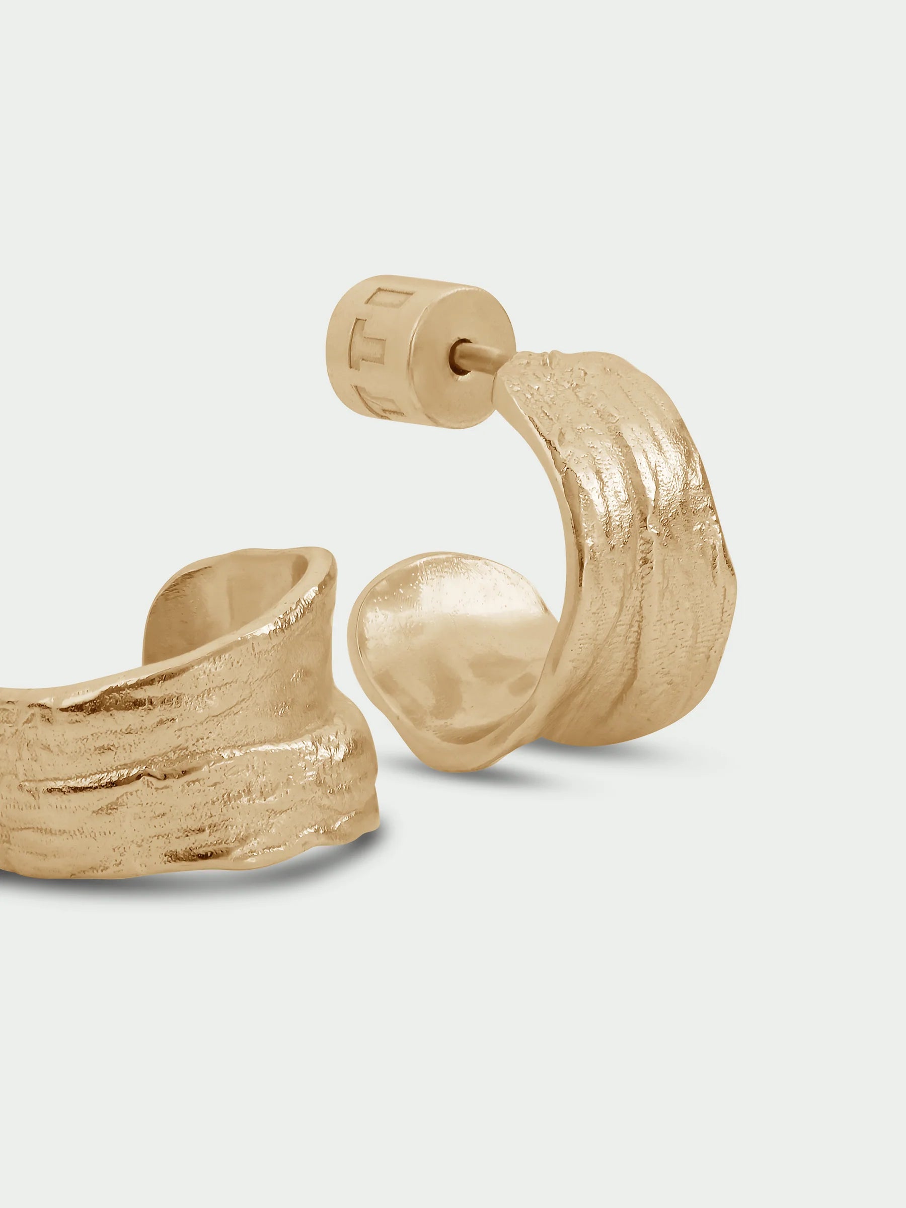 Gold Fold Earrings