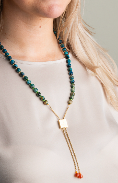Eden Necklace: Teal
