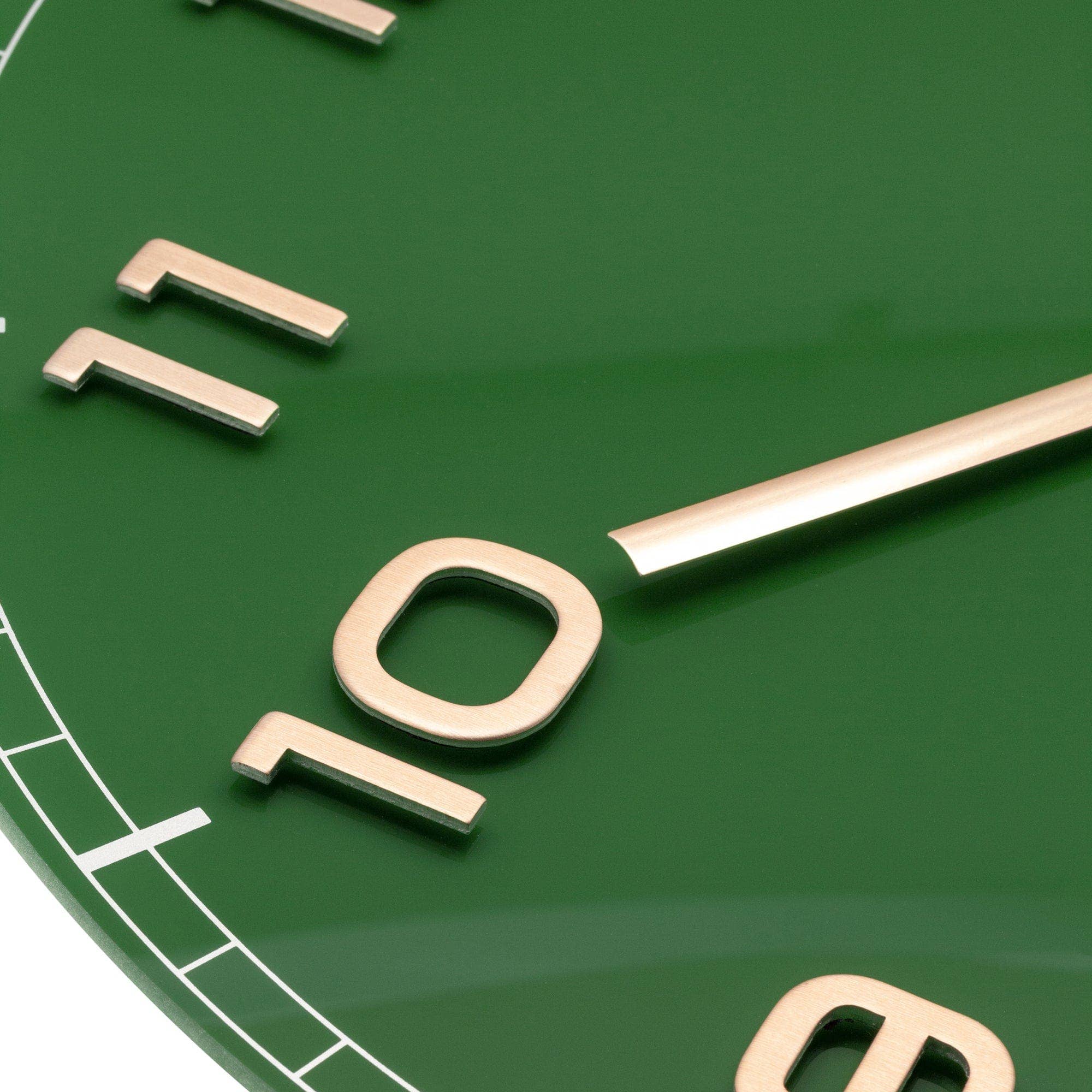 Green Wall clock 40cm