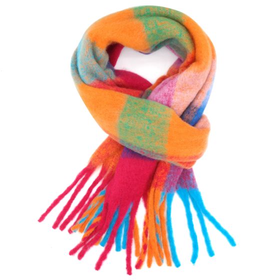 Multi Tartan Scarf