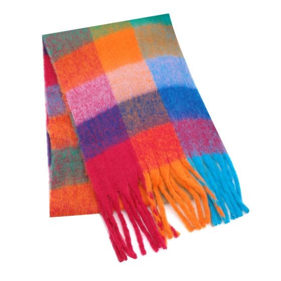 Multi Tartan Scarf