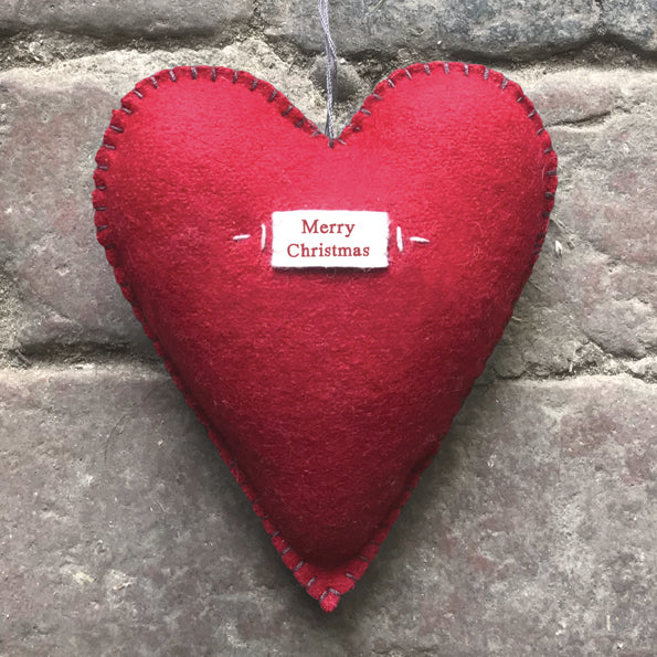 Red Heart Embroidered