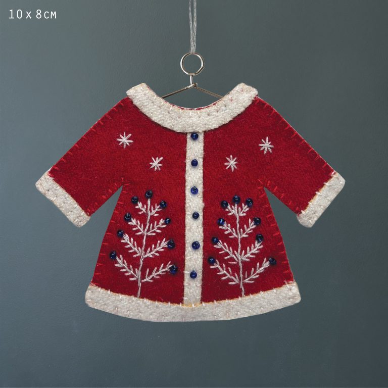 Red Jacket Hanging Embroidred