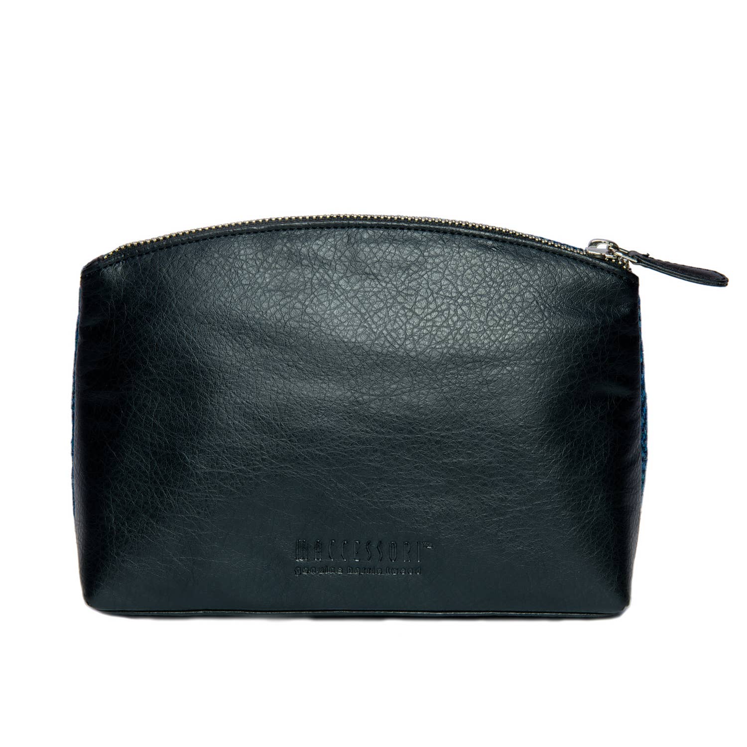 Harris Tweed Cosmetic Bag Blue Check