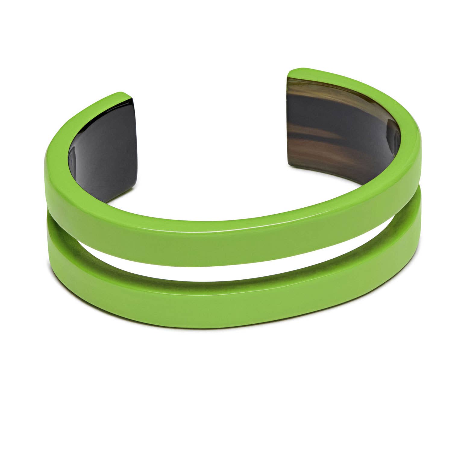 Green horn Cuff Bracelet summer jewelry mothers day gift
: Medium