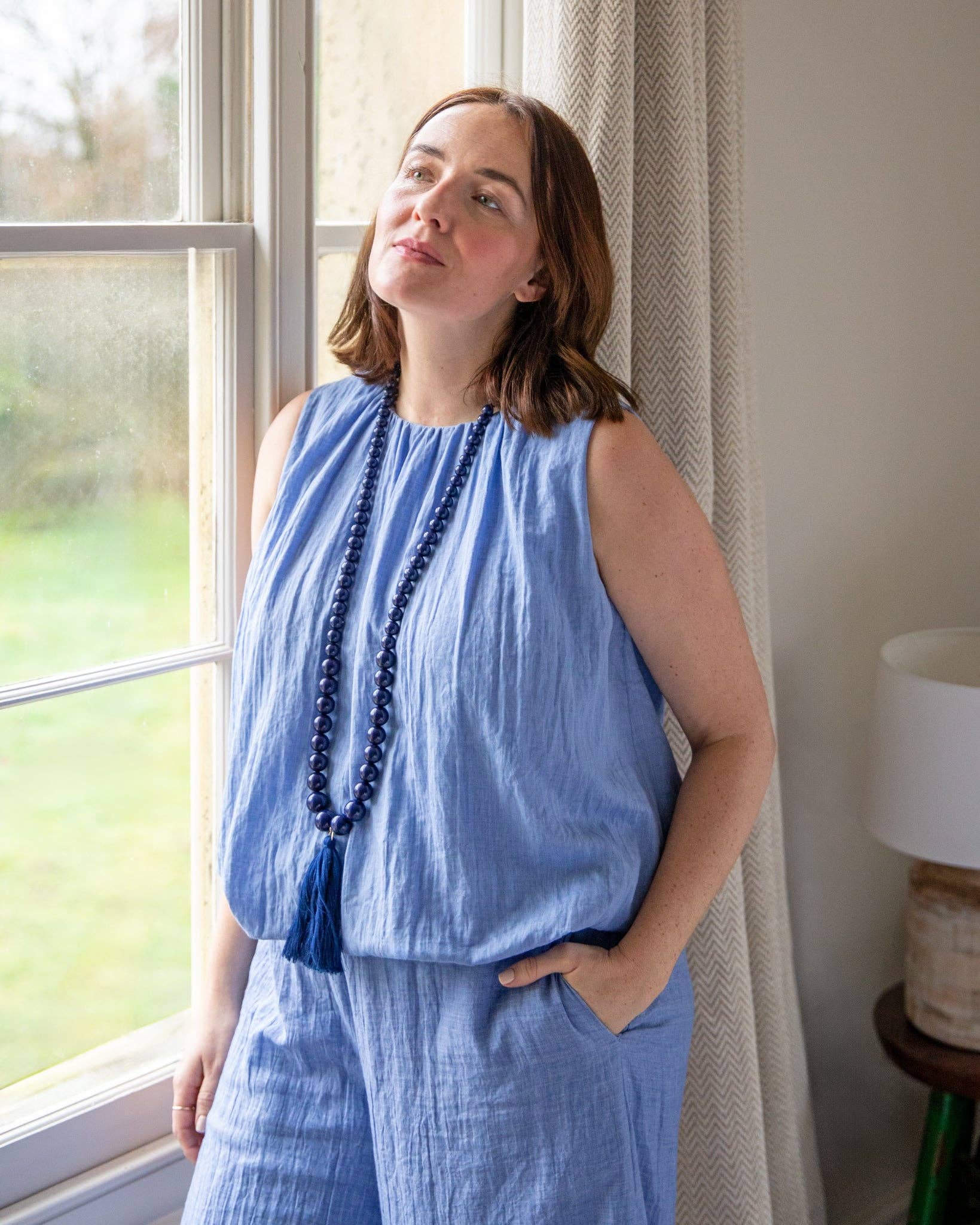 Ruth Top | Sky Blue
