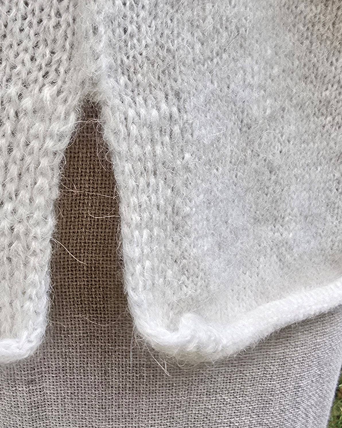 Alpaca Blend V Neck Tunic: Truffle
